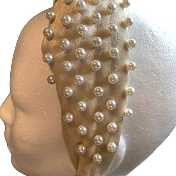 Lele Sadoughi IVORY PEARL HEADBAND main image 4